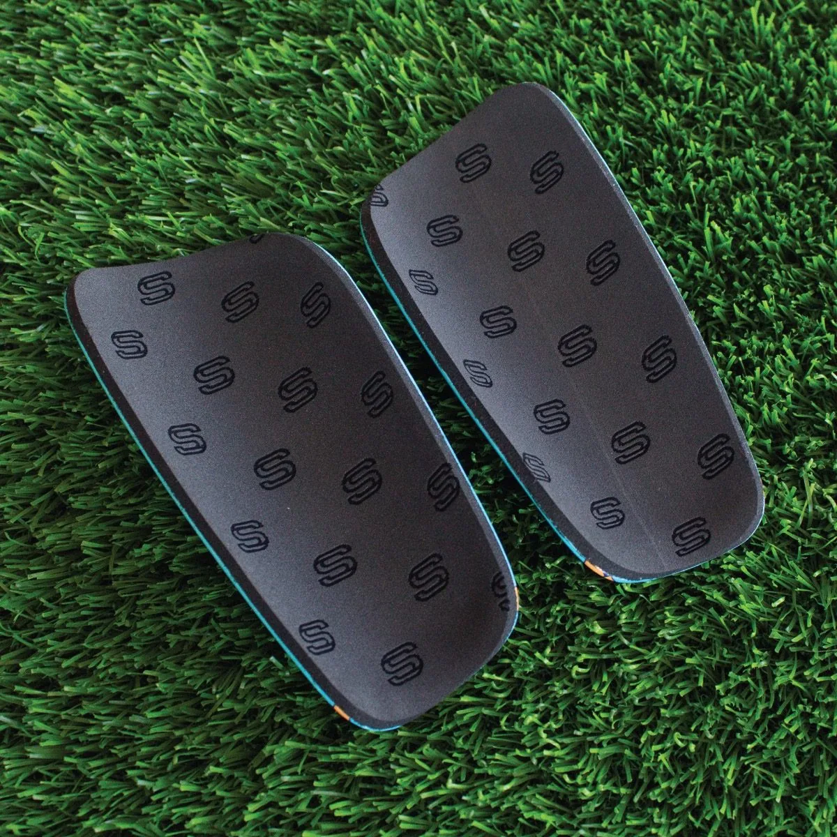 Foam lining detail of custom shin pads